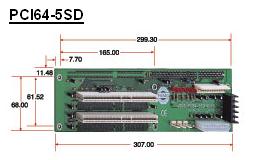 PCI64-5SD Backplane